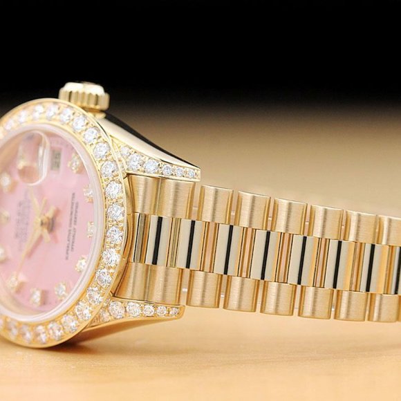 Rolex President 18k Datejust Ladies Watch w/ factory box and hang tag!!! main image 7